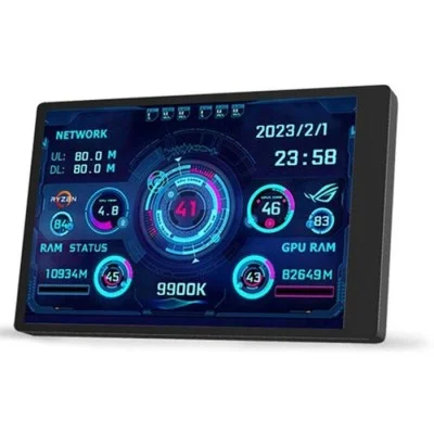 Porodo Gaming 3.5 Mini Smart Information Screen - Black
